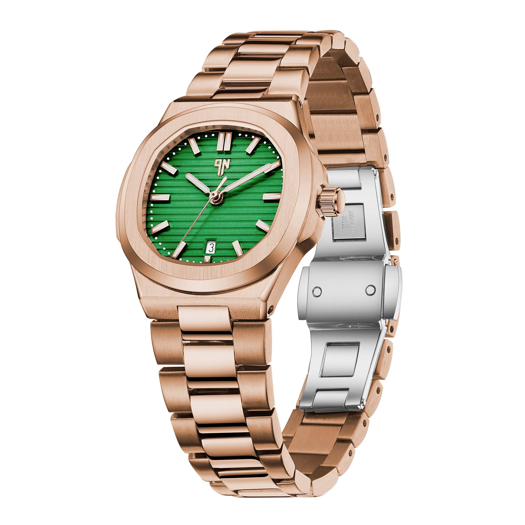 Nautica Roségold Emerald