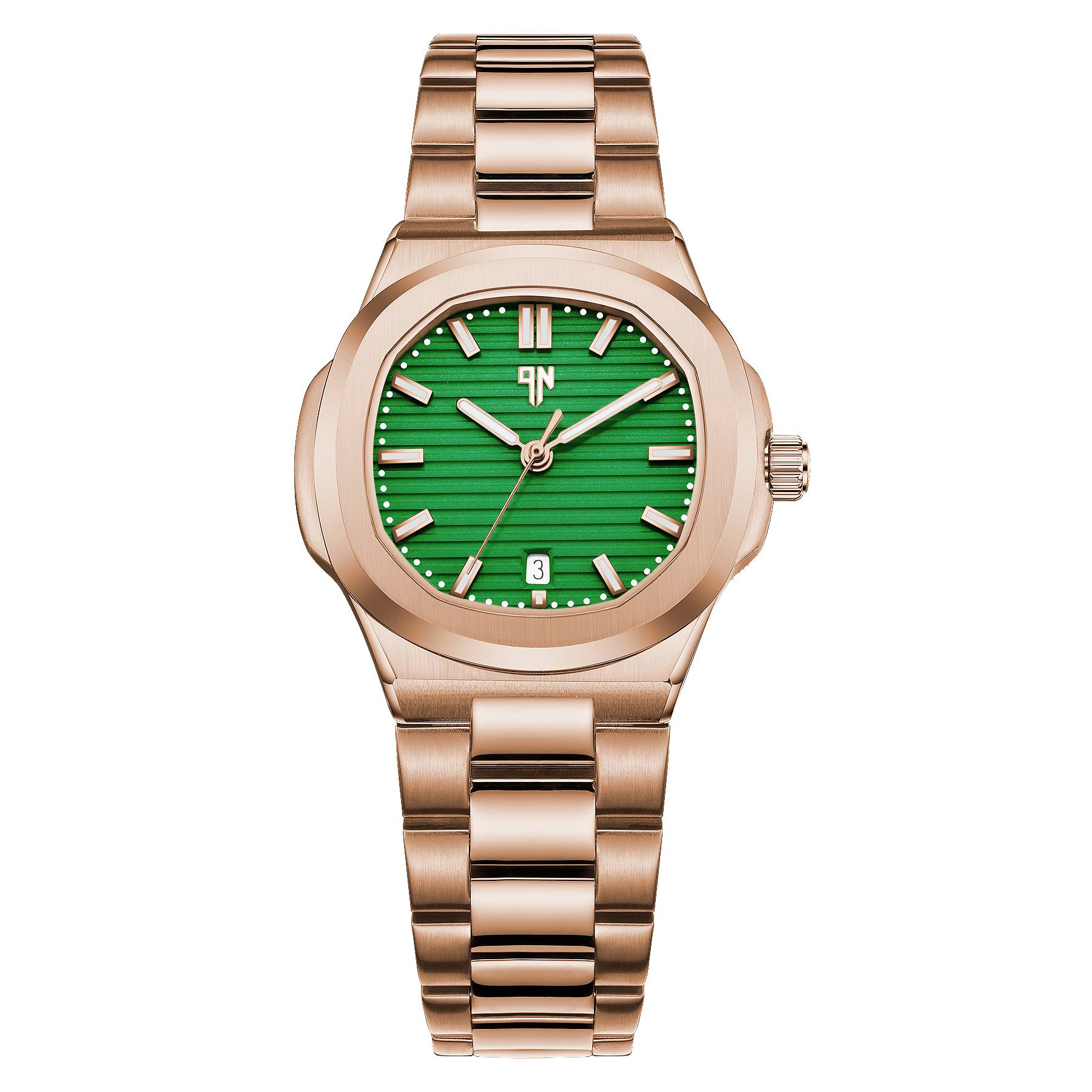 Nautica Roségold Emerald