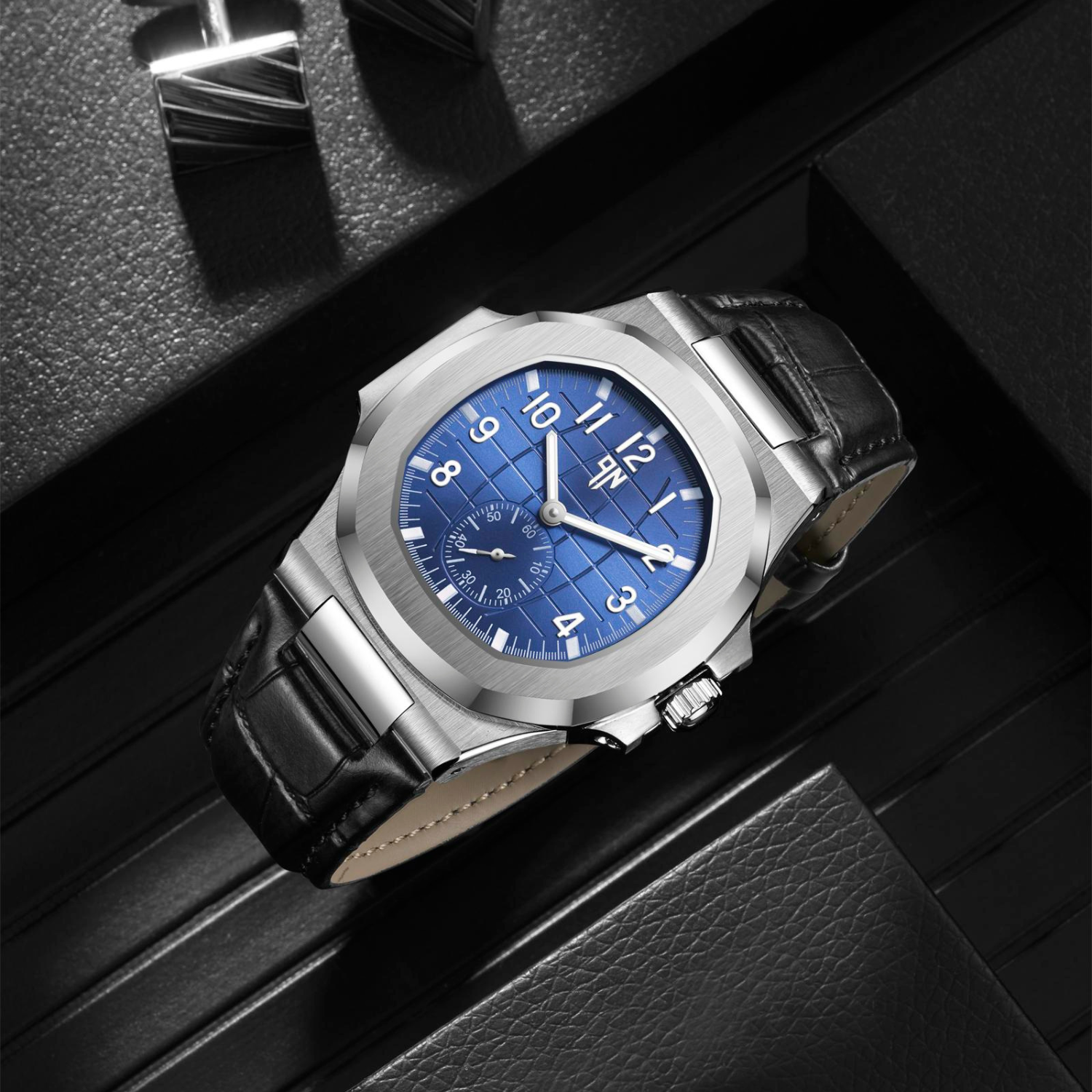 Glacier Dark blue
