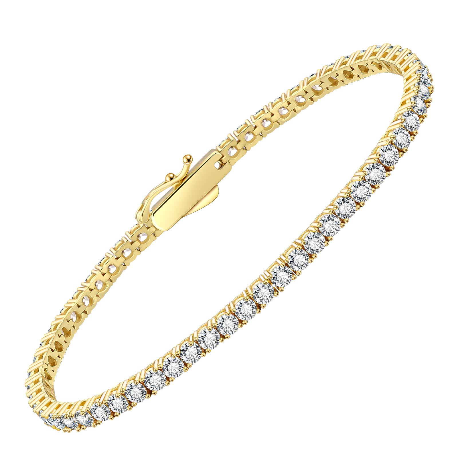 Goldkette Tennis 3 mm (Silber 925)